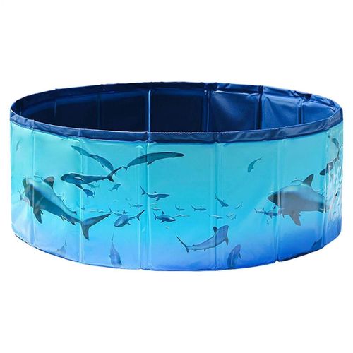 Piscine pour enfants Pliable Bain à Remous pour les tout-petits, Portables Pataugeoire pour les Enfants et les Chiots, Été Jardin des Activités nautiques