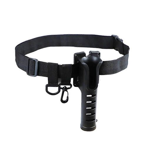 Taille Ajustable De Pêche Porte Canne Ceinture Avec Portable Pôle Insertion Pour Faire Tourner Les Rouleaux De Coulée Et De Plein Air Activités De Pêche