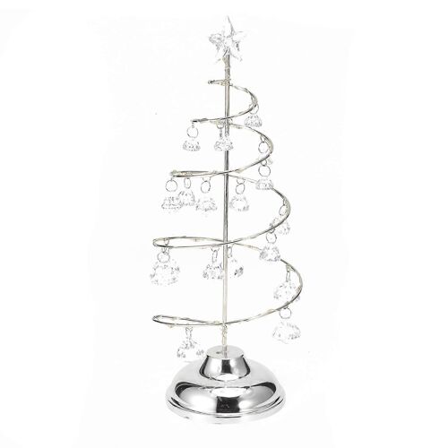 Led Blanche De L'arbre De Noël De Lumière De Nuit De L'ornement, 7 Pouces Décoratifs De Vacances De La Décoration, Des Piles, De La Décoration Festive