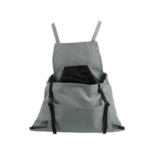 Jardinage Tablier Réglable De La Croix-Sangles De Récolte De Poche De La Cueillette Des Fruits Sac De Libération Rapide De Poche Gris