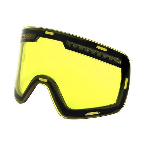 Lunettes De Ski Avec Double Couche De Lentille Détachable Antifog Jaune Lentille