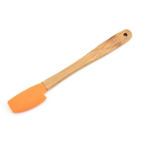 Mini Spatule En Silicone De Bois Poignée Résistant À La Chaleur, Ustensiles De Cuisine