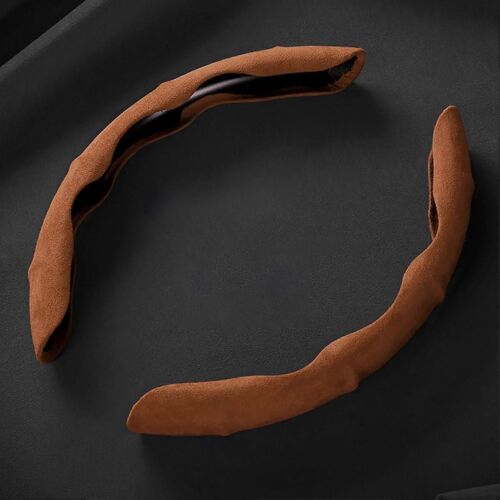 Suede Volant De Voiture De Couverture Compatible Avec Infiniti Q30 Q40 Q50, Confortable, Antidérapant