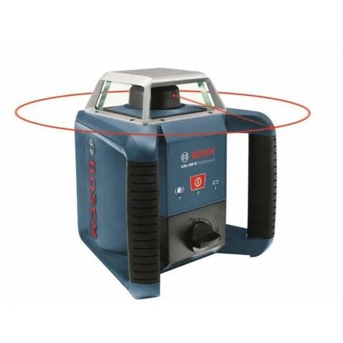 Laser mesureur - BOSCH - GRL400H + LR1 - Précision 1 mm - Portée 50 m - Sans fil