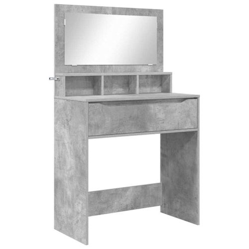 Vidaxl Tables De Maquillage Pour Chambre Gris Béton 80 X 39,6 X 135 Cm