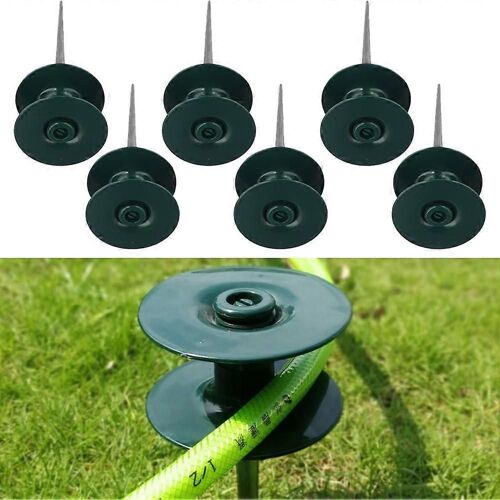 Tuyau D'Arrosage Guide Sur Spike Résine De Guide De Rouleau De Lourds Zinc Spike Pack De 6 Tuyau D'Accessoires Ajustement Universel