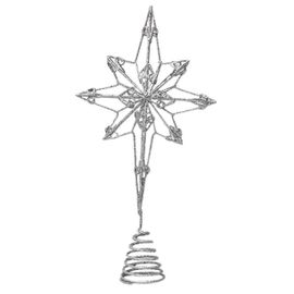 Étoile De Noël De L'Arbre À Ressort Support Facile À Installer Festive Ornement Pour Sapin De Noël Et Décorations De Fête De Vacances