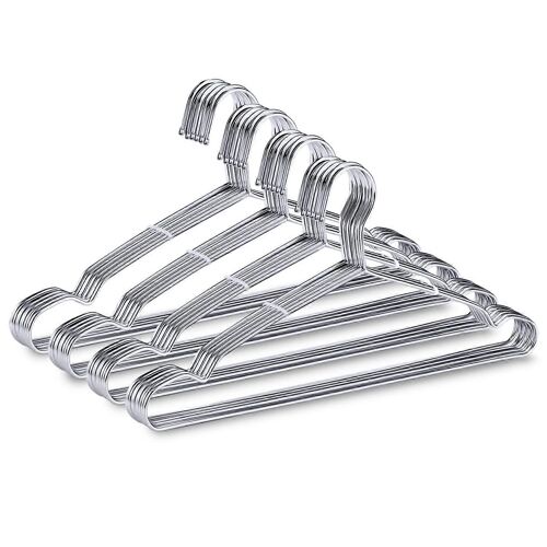 40 Pack Cintres De 16,5 Pouces De Longueur, Cintres Pour Les Chemises Et Les Manteaux
