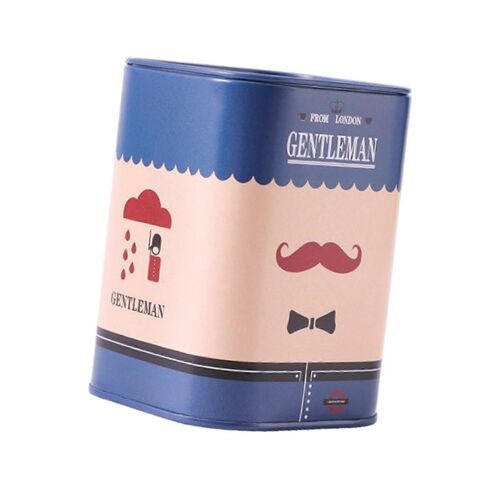 Lame De Rasoir Contenant D'élimination Cas De Métal Organisateur De Boîte De Rangement Multifonction, Le Barbe Bleue De Modèle Pour Le Salon De Coiffure