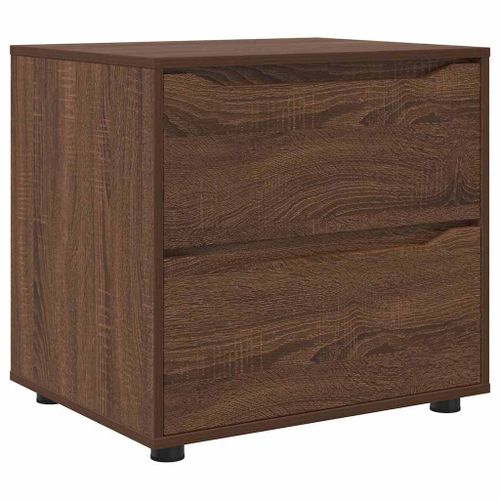 vidaXL Armoire de rangement Chêne brun 60 x 48 x 57 cm