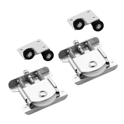 Porte Coulissante Matériel Premium En Acier, Robuste Et Silencieux, Pour La Garde-Robe Et Portes Coulissantes, Lisse Glisse, L'Opération Facile