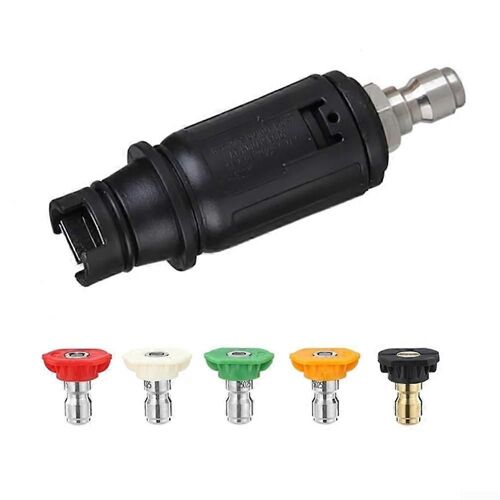 Buse réglable de 14 Pouces Turbo gicleur Rotatif pour Laveuse à Pression à connexion Rapide de Nettoyage Accessoire