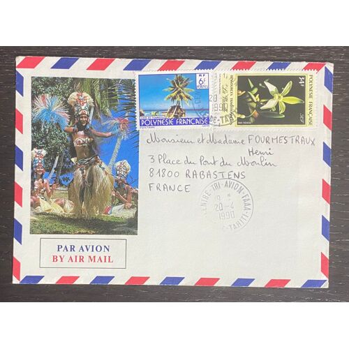 Enveloppe Illustrée Polynésie Française 1990