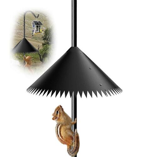 Écureuil Cloison Pour Mangeoire À Oiseaux Pôle De, Pôle De Plein Air Mont De La Garde, Wrap-Around Écureuil Garde Pour 14 Pouces Bâtons