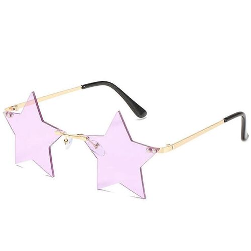 Star Lunettes Unisexe Cerclées, Mode Décontractée Nouveauté En Plastique Des Lunettes De Soleil, Les Costumes, Lunettes, Photo Prop Pour Halloween
