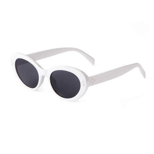 Retro Cat-Eye Lunettes De Soleil Vintage Cadre Ovale De Protection Uv Des Lentilles De
