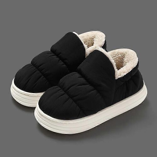 Confortable Unisexe En Coton Rembourré Chaussures Taille Xs-Xxl, Amorti Confort, Décontracté En Toutes Saisons Chaussures