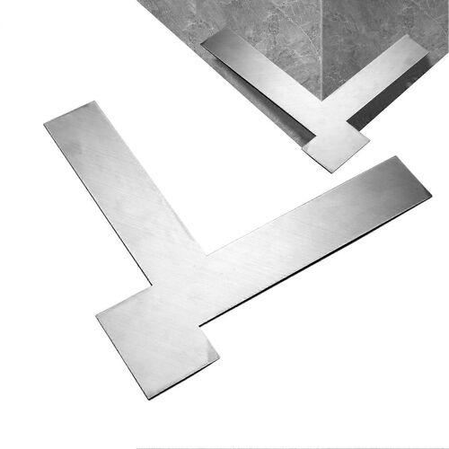 À Angle Droit Du Nivellement, De L'acier Inoxydable Angle Grattoir, Multifonctions Outil De Peinture, Sol Portable Solution De La Forme