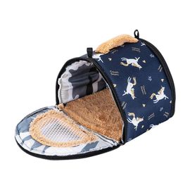 Cage Hamster Transporteur À Moitié Fermé Hérisson Porte-Chaud Cage De Voyage Taille L Pour Les Hamsters Et Les Chinchillas