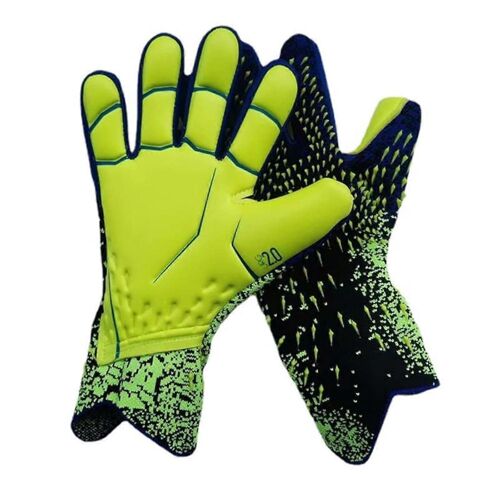 Gants De Gardien De But Solide Poignée De Gardien De But De Soccer, Gants De Football, Avec Le Doigt De Soutien Taille De L'6/7/8/9/10 Enfants Jeunes Adultes Vert