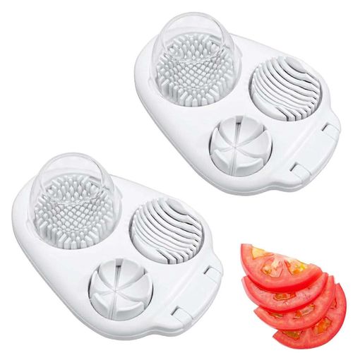 2 PC Oeuf Trancheuse de Cuisine Hachoir Outil pour la Fraise de Champignons 3 Tranche Modes