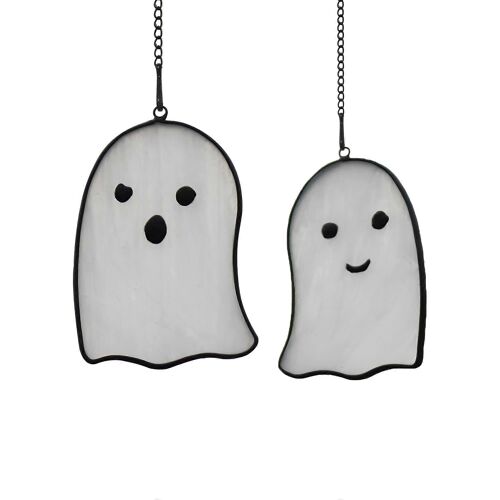 2 Ensembles De Vitraux Tentures Drôle, Mignon, Ornement Halloween Pour Fenêtre