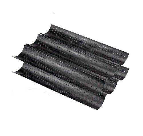 Pack De 2 Perforé Baguette Casserole Pour La Cuisson Des Fournitures De Cuisine