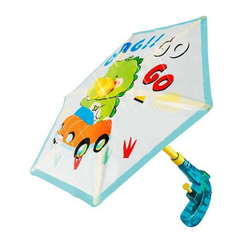 De l'eau pulvérisée jouet en forme de parapluie, cadeau amusant, unique et interactive de l'eau jeu de combat, l'été de jouets pour la plage, jardin, dinosaure.