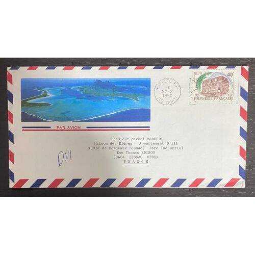 Enveloppe Illustrée Polynésie Française 1990