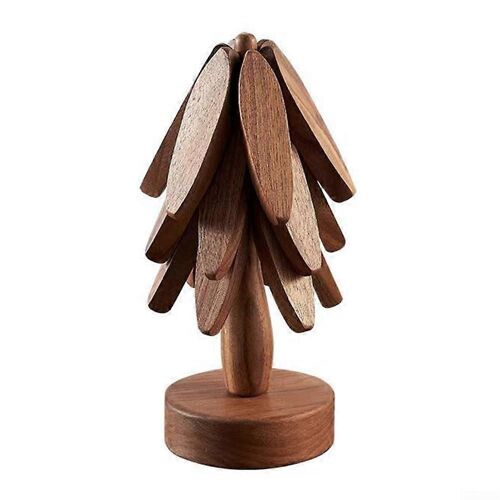 3 Trépieds En Bois Pour Les Plats Chauds Et Le Sapin De Noël Coasters