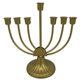 Les titulaires de Cône Chandelier d'Or 18x19cm Décoratifs Chamberstick AntiTip Style Simple Pour la Décoration des Mariages Parties