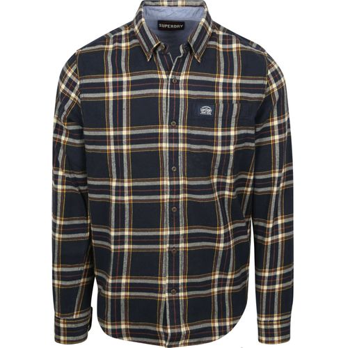 Superdry Chemise À Carreaux Lumberjack Marine Bleu Foncé Bleu Taille L