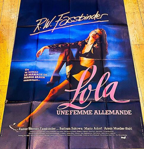 Lola Une Femme Allemande De Rainer Werber Fassbinder - 1980 - Barbara Sukowa - Affiche De Cinéma Originale - 120 X 160 Cm - (Affichée Sur Les Coins)
