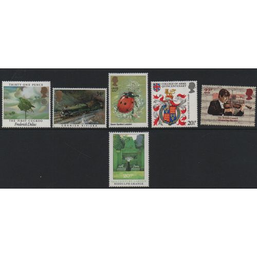 Royaume -Uni Timbres Divers 1983-1985
