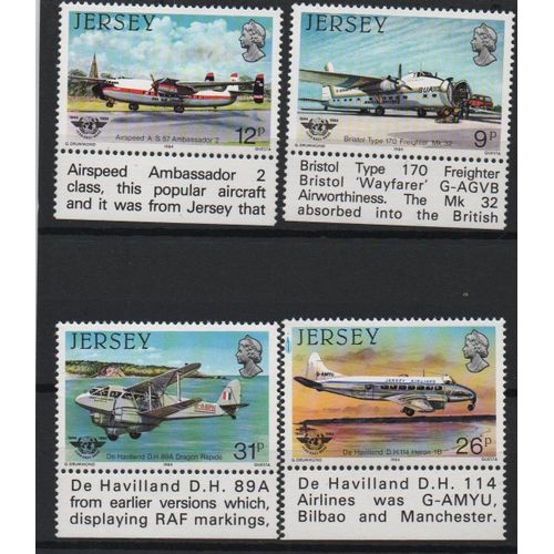Jersey Timbres Avions 1984