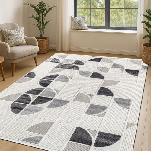 Tapis Scandinave Moderne Gris 160x230