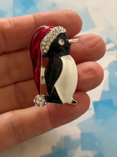 Broche, Pingouin De Noël