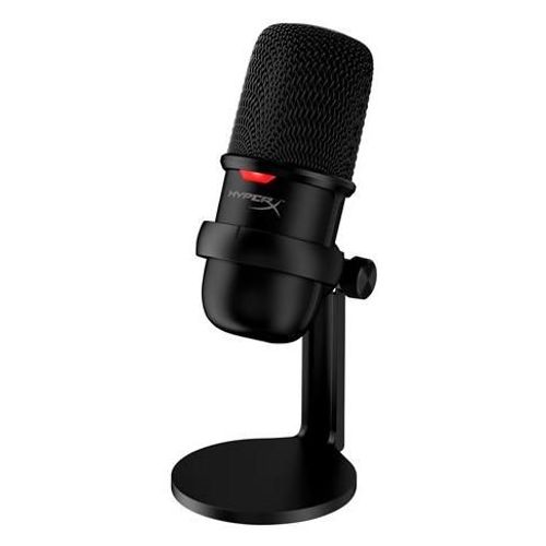 HyperX SoloCast - Microphone - USB - noir - pour HP 250 G9; Laptop 15, 15s, 17; Pavilion Laptop 15; Workstation Z2 G9