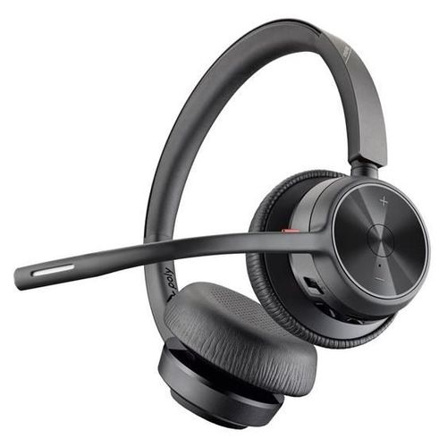 HP Poly Voyager 4320 - Micro-casque - sur-oreille - Bluetooth - sans fil - noir - Certifié pour Microsoft Teams, certifié Zoom