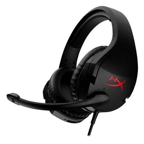 HyperX Cloud Stinger - Micro-casque - circum-aural - filaire - jack 3,5mm - noir, rouge