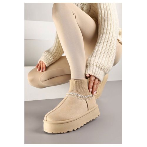 Bottines Beige Femme