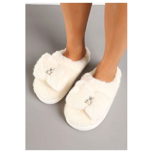 Chaussons Blanc Femme