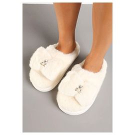 Chaussons Blanc Femme