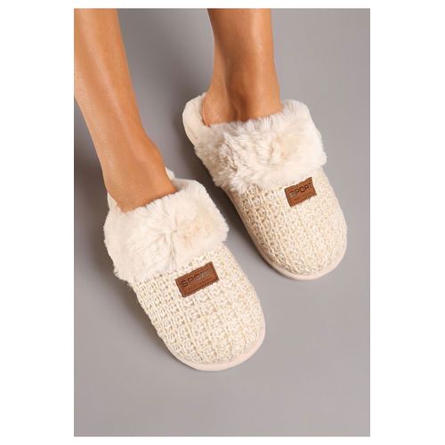 Chaussons Beige Femme