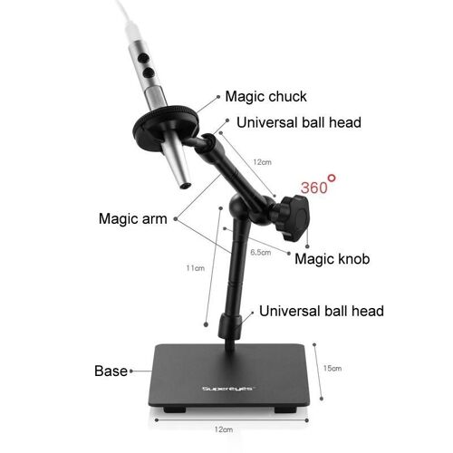 Microscope Numérique HD 5M Pixels Avec Écran 10.1 Pouces Et Connexion WIFI YONIS