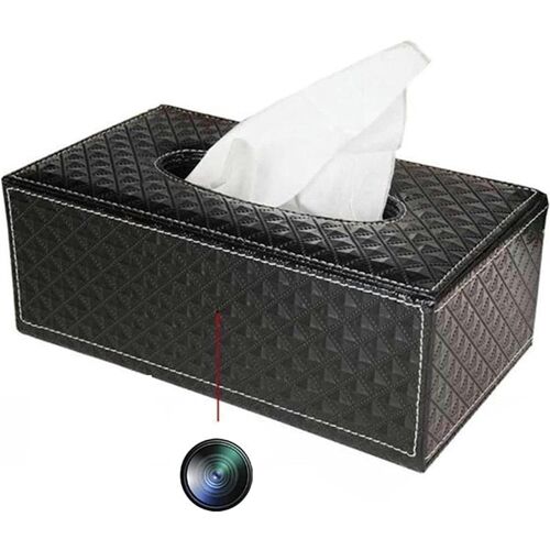 Camera Espion Full HD 1080p Boîte À Mouchoir Vision Nocturne WiFi Surveillance Maison + SD 64Go YONIS