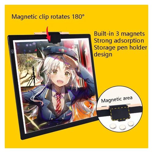 Tablette Graphique LED Ultra Fine Avec Protection Oculaire Pour Dessin Et Calligraphie