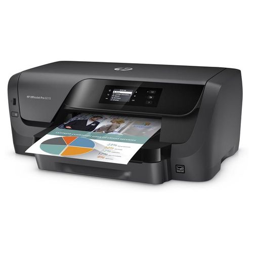 HP Officejet Pro 8210 - Imprimante - couleur - Recto-verso - jet d'encre - A4 - 1200 x 1200 ppp - jusqu'à 22 ppm (mono)/jusqu'à 18 ppm (couleur) - capacité : 250 feuilles - USB 2.0, LAN, Wi-Fi(n)...
