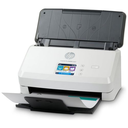 HP Scanjet Pro N4000 snw1 Sheet-feed - Scanner de documents - CMOS / CIS - Recto-verso - 216 x 3100 mm - 600 dpi x 600 dpi - jusqu'à 40 ppm (mono) - Chargeur automatique de documents (50...