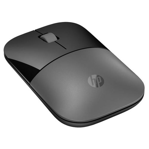 HP Z3700 - Souris - optique - 3 boutons - sans fil - Bluetooth 5.0, 2.4 GHz - récepteur sans fil USB - double argent